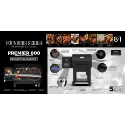 Barbecue à Pellets LG800FP LOUISIANA -Weber Pas Cher Barbecues Magasin barbecue a pellets lg800fp louisiana 5