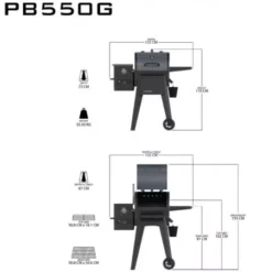Barbecue à Pellets Navigator 550g PIT BOSS -Weber Pas Cher Barbecues Magasin barbecue a pellets navigator 550g 2