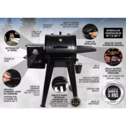 Barbecue à Pellets Navigator 550g PIT BOSS -Weber Pas Cher Barbecues Magasin barbecue a pellets navigator 550g 3