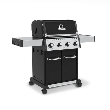 Barbecue Gaz Baron 420 Black Avec Plancha BROIL KING 2 Barbecue Gaz Baron 420 Black Avec Plancha BROIL KING – Image 2