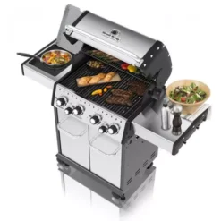 Barbecue Gaz Baron S 490 Ir Avec Plancha Et Rôtissoire BROIL KING -Weber Pas Cher Barbecues Magasin barbecue gaz baron 490s broilking 2