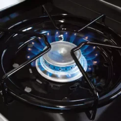 Barbecue Gaz Crown 480 Avec Tablettes Acier Rabattables Et Rôtissoire BROIL KING -Weber Pas Cher Barbecues Magasin barbecue gaz crown 480 avec rotissoire broil king 4