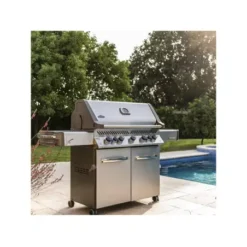 Napoleon Barbecue Gaz Prestige 665 INOX 5 Brûleurs + Sizzle Latéral + Brûleur Arrière -Weber Pas Cher Barbecues Magasin barbecue gaz prestige 665 5 bruleurs sizzle lateral bruleur arriere 6