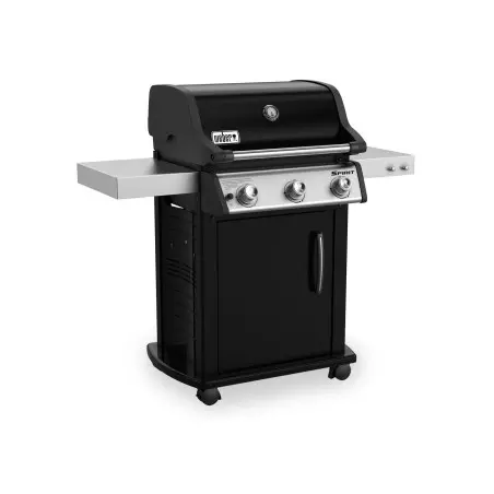Barbecue Gaz Spirit E-315 Mix Plancha - Black - WEBER 2 Barbecue Gaz Spirit E-315 Mix Plancha - Black - WEBER – Image 2
