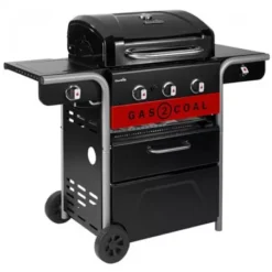 Barbecue Hybride Gaz & Charbon Gas2Coal 330 2.0 3 Brûleurs -Weber Pas Cher Barbecues Magasin barbecue hybride gaz charbon gas2coal 20 3 bruleurs 4