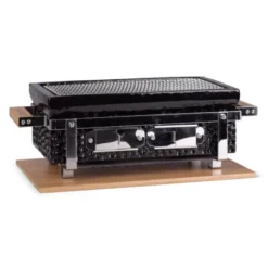 Barbecue Japonais Ceramique Noire Shichirin Rectangulaire - Konro & Yakitori Grill