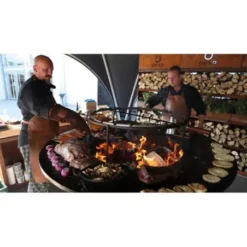 Brasero OFYR XL Plancha Acier Corten Pied 50cm -Weber Pas Cher Barbecues Magasin brasero ofyr xl plancha acier cortene pied 50cm 2