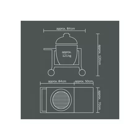 Chariot Le Chef Buggy + Tablette - MONOLITH 2 Chariot Le Chef Buggy + Tablette - MONOLITH – Image 2