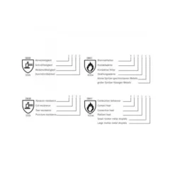 Paire De Gants En Cuir Pour Barbecue - ROSLE 6 Paire De Gants En Cuir Pour Barbecue - ROSLE -Weber Pas Cher Barbecues Magasin gants en cuir pour barbecue 2