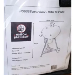 Housse Barbecue Rond Diam 66 X H80cm - Lmdb