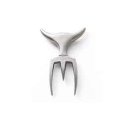 Fourchette TRIDENS Inox Brut Avec Socle Bois