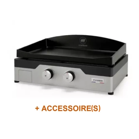 Pack + Plancha Gaz Signature Allure 260 Duo Acier/Inox 1 Pack + Plancha Gaz Signature Allure 260 Duo Acier/Inox