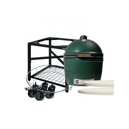 Pack Start BIG GREEN EGG 2Xl Avec Table Modulaire Avec Roues + Conveggtor 1 Pack Start BIG GREEN EGG 2Xl Avec Table Modulaire Avec Roues + Conveggtor
