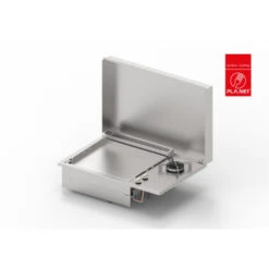 Planet Plancha Gaz Encastrable Oasi 55 Lisse - FDUAL + Capot