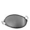 Plancha Ronde 32cm Double Face En Fonte Emaillee Vaello