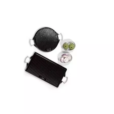 Plancha Ronde 43cm Double Face En Fonte Emaillee Vaello 3 Plancha Ronde 43cm Double Face En Fonte Emaillee Vaello – Image 3