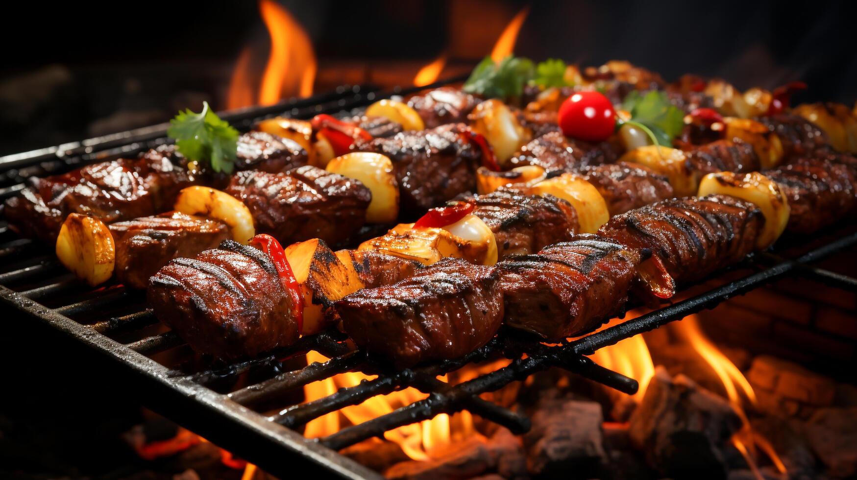 Weber Pas Cher Barbecues Magasin -Weber Pas Cher Barbecues Magasin grilled meat delight authentic brazilian barbecue on the grill a sumptuous feast for food lovers ai generative free photo